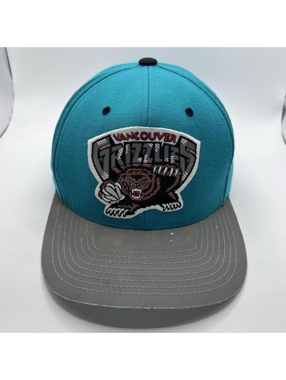 Vancouver Grizzlies Basketball Nba Mitchell & Ness Adjustable SnapBack Hat Cap